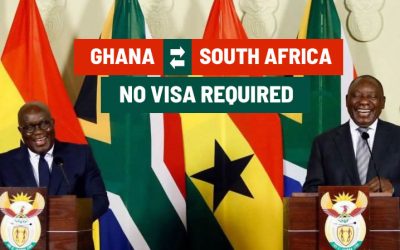 Ghana, South Africa sign visa waiver deal 2023