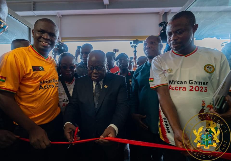 President Nana Akufo-Addo Commissioned State-Of-The-Art Borteyman Sports Complex Ahead of 13th African Games